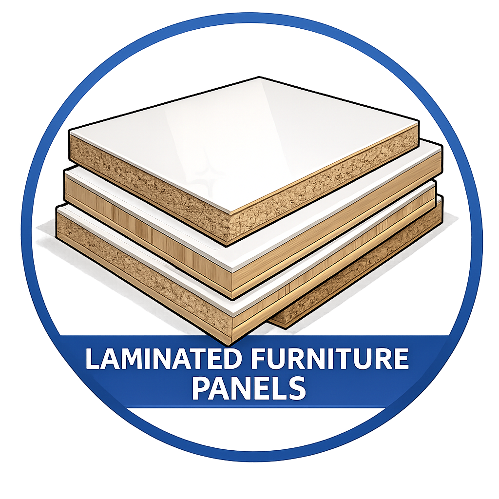 Laminated furniture panels