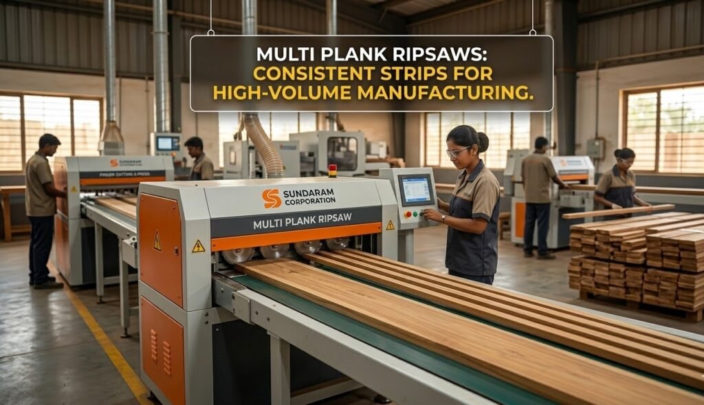 Multi Plank Ripsaws: How to Achieve Consistent Strips for High-Volume Manufacturing